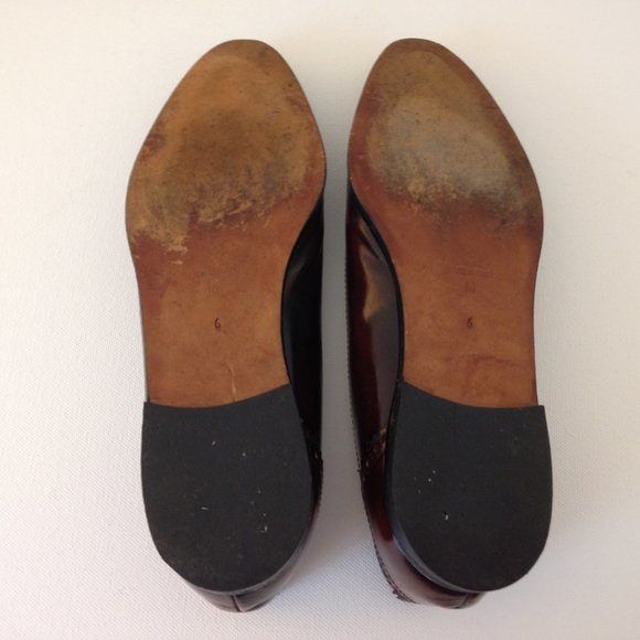 Paloma Flats Classic Wingtip Italian Leather 6M - Picture 13 of 15